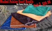 Special Sale Group Wicking Cowboy Scarves, Washed Paisley
