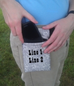 Padded/ Insulated Cell Phone Holster / Custom Print Option