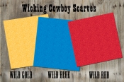  Wicking Cowboy Scarves, Wild Flower Pattern