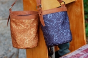  Canvas Shell Bag- Washed Paisley